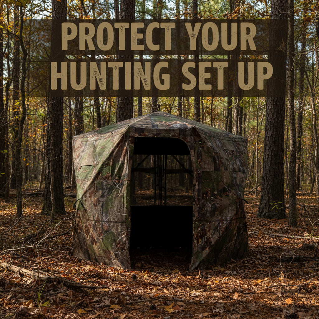 HUBLOCK - Theft Deterrent Lock for Hub Style Blinds, Tents & Ice Fishing Shanties