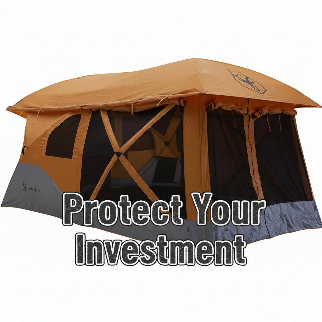 HUBLOCK - Theft Deterrent Lock for Hub Style Blinds, Tents & Ice Fishing Shanties