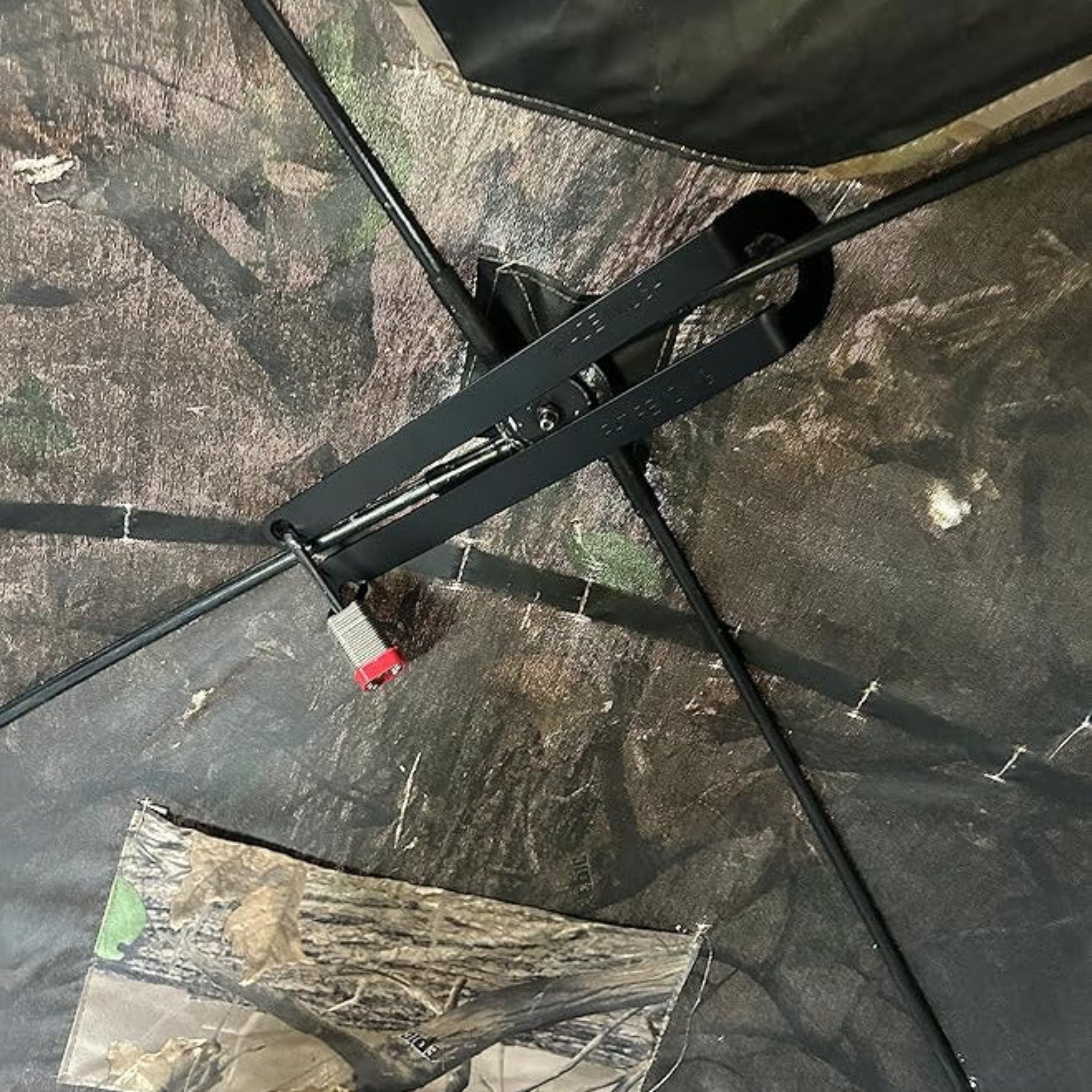 HUBLOCK™ - Theft Deterrent Lock for Hub Style Blinds, Tents & Ice Fishing Shanties